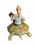 "Pinocchio on the tortoise Tortilla"   **FREE SHIPPING