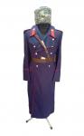 Set of winter uniform for colonel of the Ministry of Internal Affairs arr. 1958