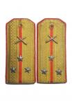 Ceremonial - everyday shoulder straps of the senior lieutenant of artillery M-1946