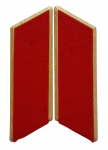Parade collar tabs for the Honor Guard Company