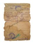 Temporary certificate of the Romanian occupation administration of Odess