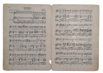 Sheet music - Opera "Kfremen", J. Bizet